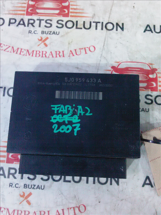 Calculator confort SKODA FABIA 2 1.4 TDI an fabr. 2009