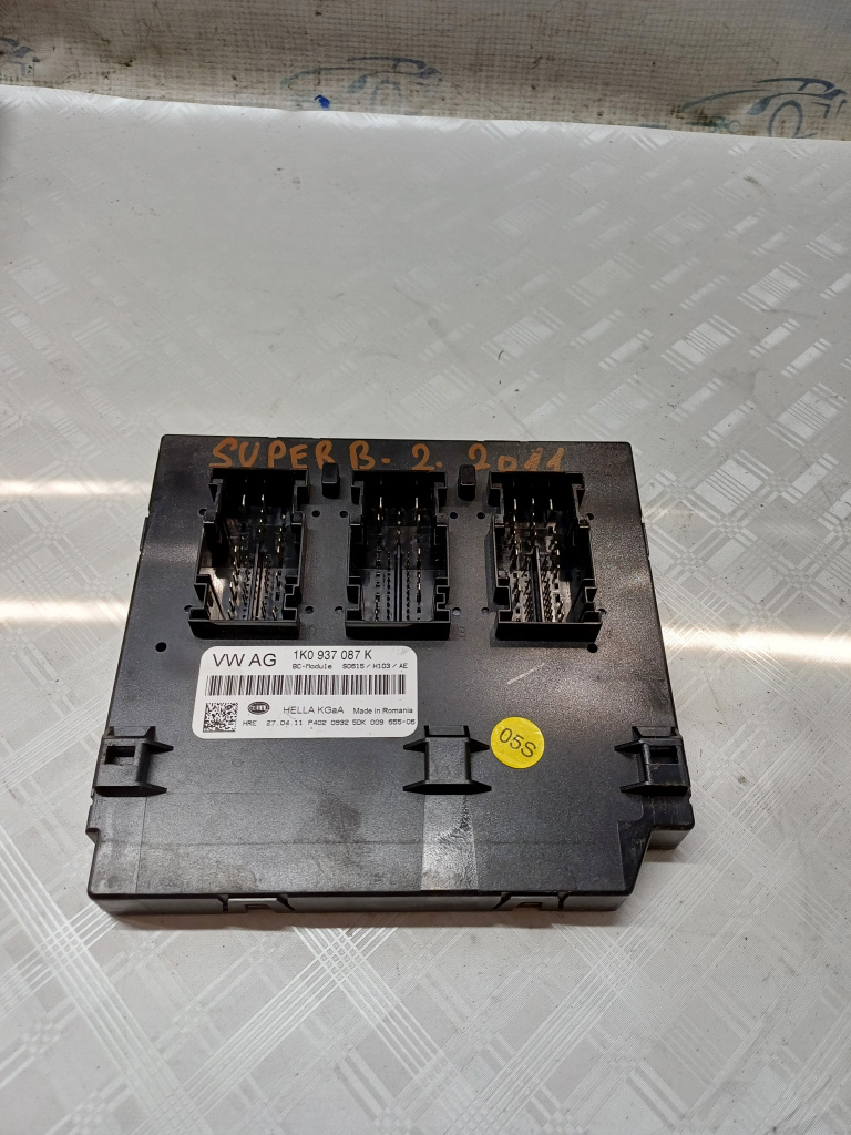 Calculator confort Skoda Superb 2 - Motorina 2011, 1K0937087K