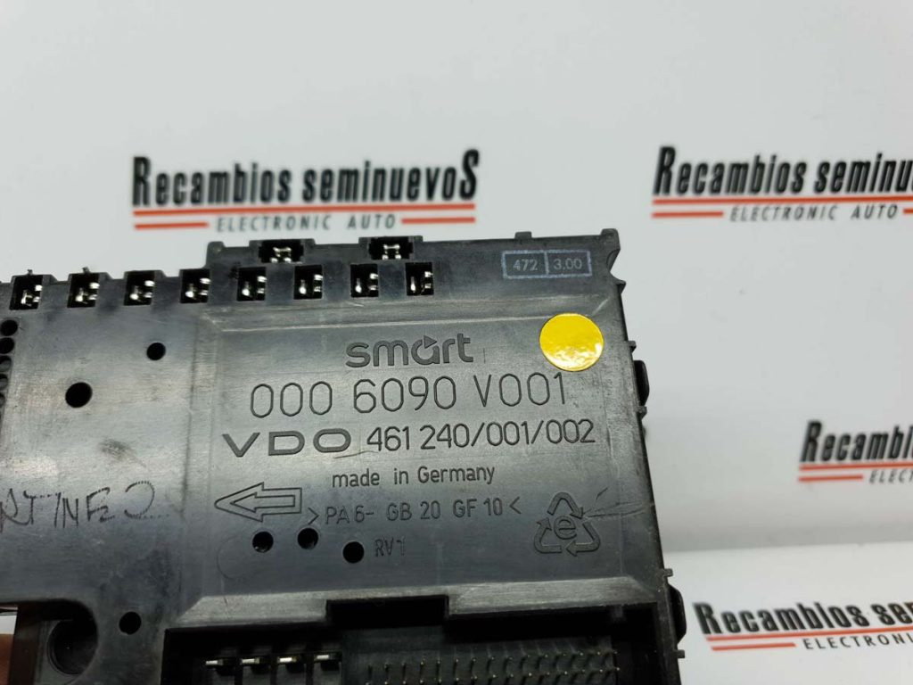 Calculator Confort Smart Fortwo, 0006090V001, 461240001002,