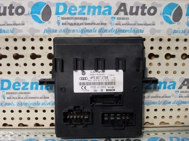 Calculator confort sofer Audi A6 Avant (4F5, C6), 4F0907279B 2.0tdi