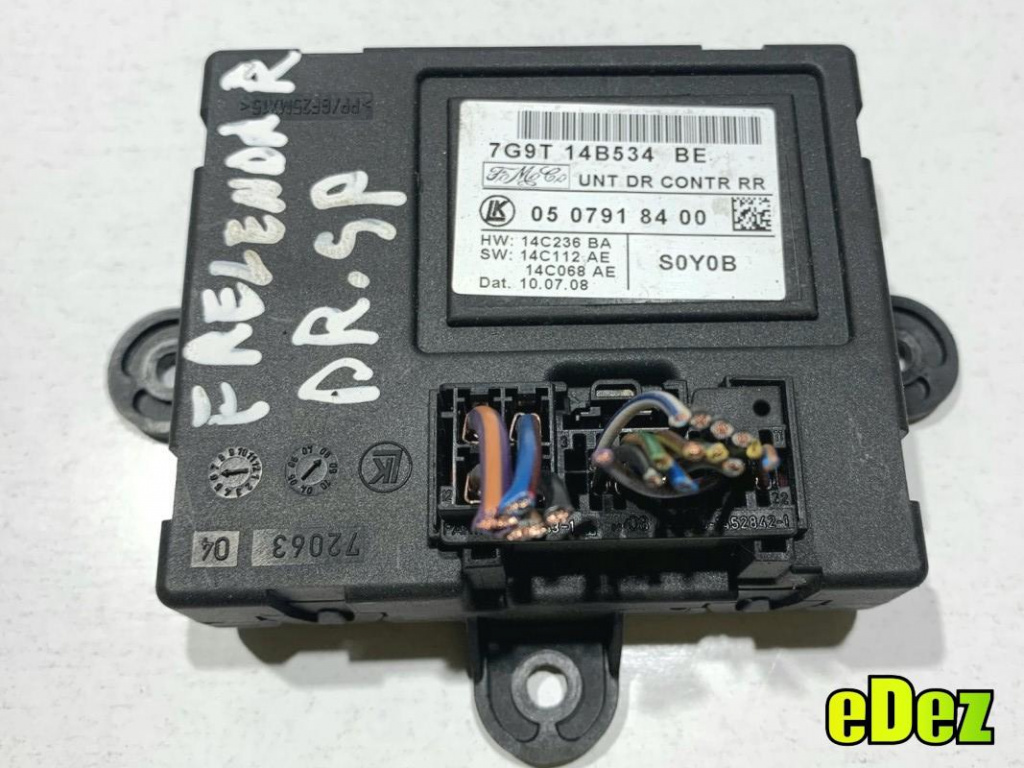 Calculator confort stanga / dreapta spate Ford Mondeo (2007-2014) [MK4] 7G9T-14B534-BE