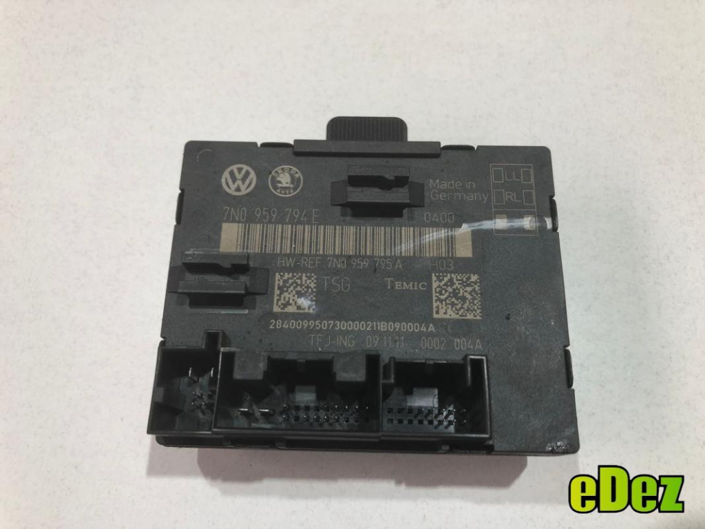 Calculator confort stanga / dreapta spate Seat Alhambra 2 (2010-2015) 7n0959794e
