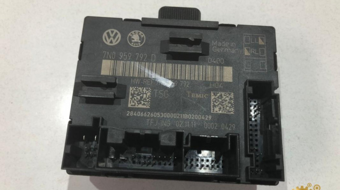 Calculator confort stanga fata Volkswagen Sharan (2010-2020) [7N] 7n0959792d