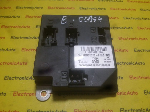 Calculator CONFORT TEMIC MERCEDES-BENZ Class E 2115453532 / 2115453532