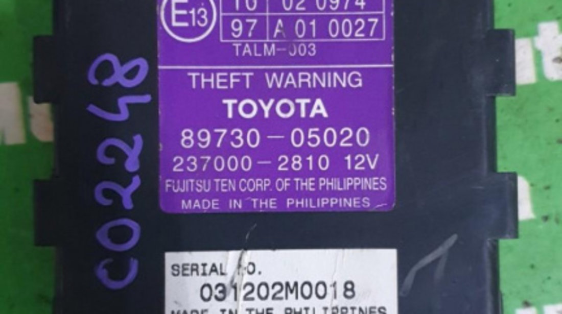 Calculator confort Toyota Avensis (2003-2008) 8973005020