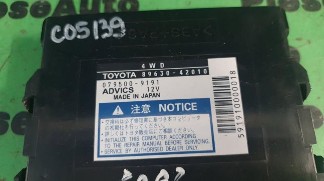 Calculator confort Toyota RAV 4 (2005->) 8963042010