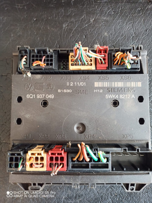 Calculator confort UCH , Skoda Fabia , 2001- 2009 COD - 6q1937049