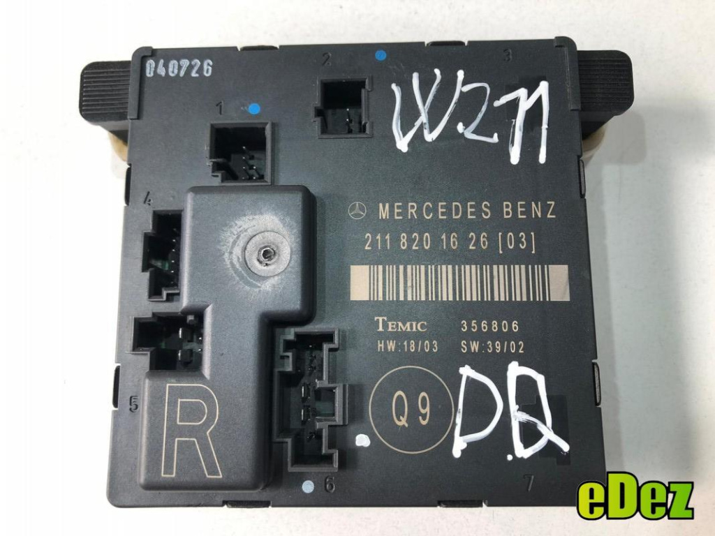 Calculator confort usa dreapta spate Mercedes E-Class (2002-2008) [W211] 2118201626