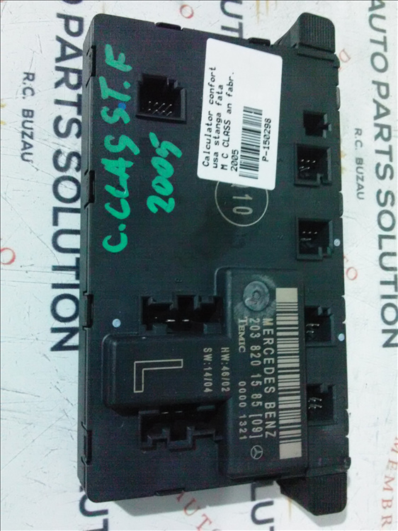 Calculator confort usa stanga fata M C CLASS an fabr. 2005