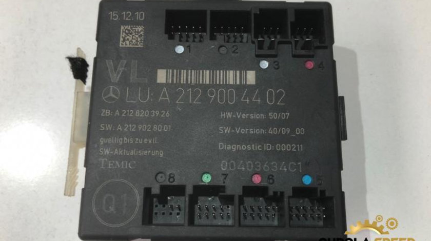 Calculator confort usa stanga fata Mercedes C-class facelift (2011-2014) [w204] a2129004402