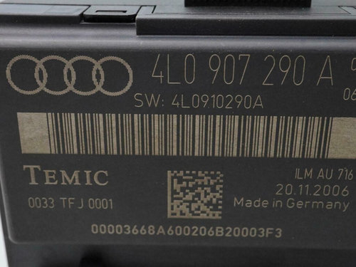 Calculator CONFORT usa TEMIC AUDI Q7 4L0 907 290 A / 4L0907290A / 4L0910290A / 003TFJ00014L0 907 290...