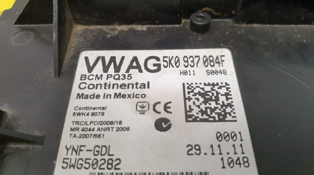 Calculator Confort Volkswagen Jetta, 5K0937084F, 5WG50282, BCMPQ35