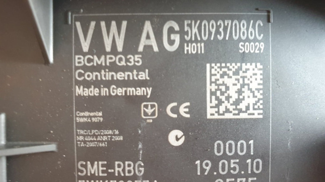 Calculator confort VW Golf 6 cod piesa : 5K0937086C / 5WK50055A