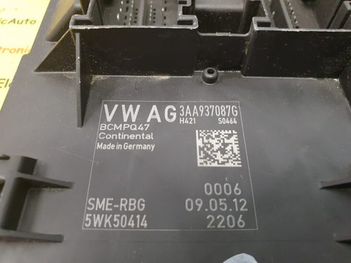 Calculator Confort Vw Passat, 3AA937087G, 5WK50414, BCMPQ47