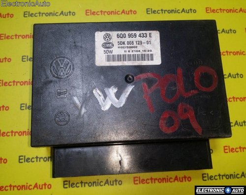 Calculator confort VW, Skoda, Seat, 6Q0959433E, 5DK00812901