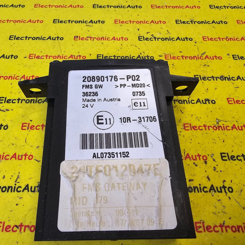 Calculator CONTROL AUDI RENAULT MIDLUM, volvo FMS FH, 20890176 P02,
