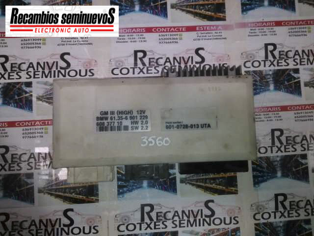 Calculator CONTROL BMW E39 608 377 10 / 60837710 / 61.35-6 901 229 / 61 35 6 901 229 / 61356901229608 377 10 / 60837710 / 61.35-6 901 229 / 61 35 6 901 229 / 61356901229