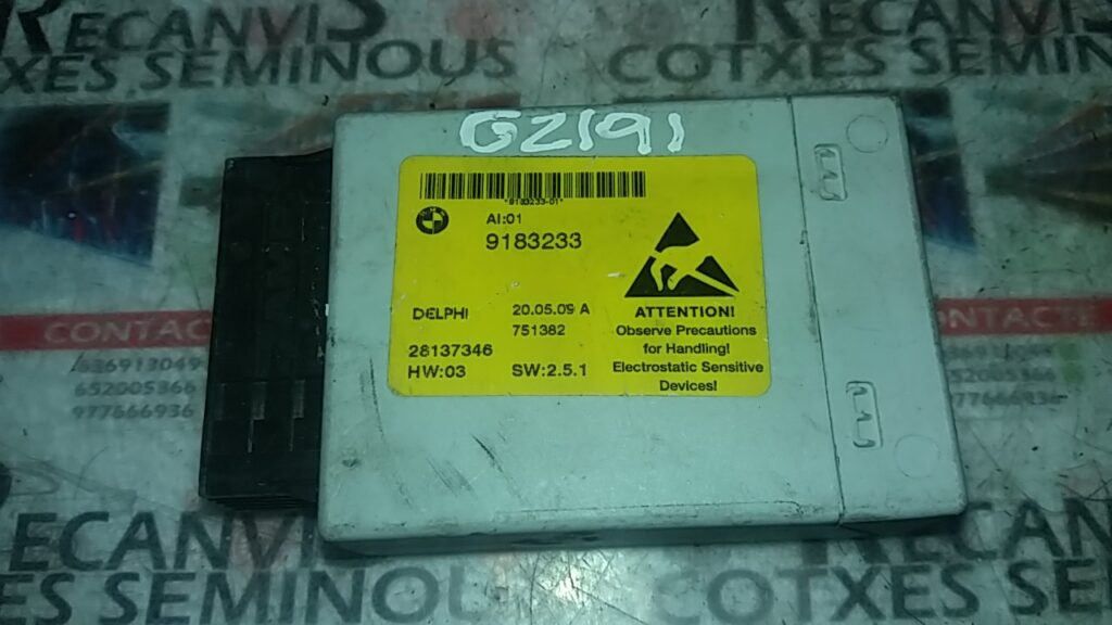 Calculator CONTROL BMW E60 9183233 / 281373469183233 / 28137346