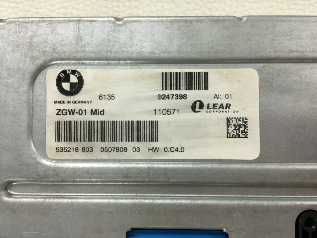Calculator CONTROL LEAR BMW F10 9247398 / ZGW01 MID / ZGW01MID / 535218 803 / 5352188039247398 / ZGW01 MID / ZGW01MID / 535218 803 / 535218803