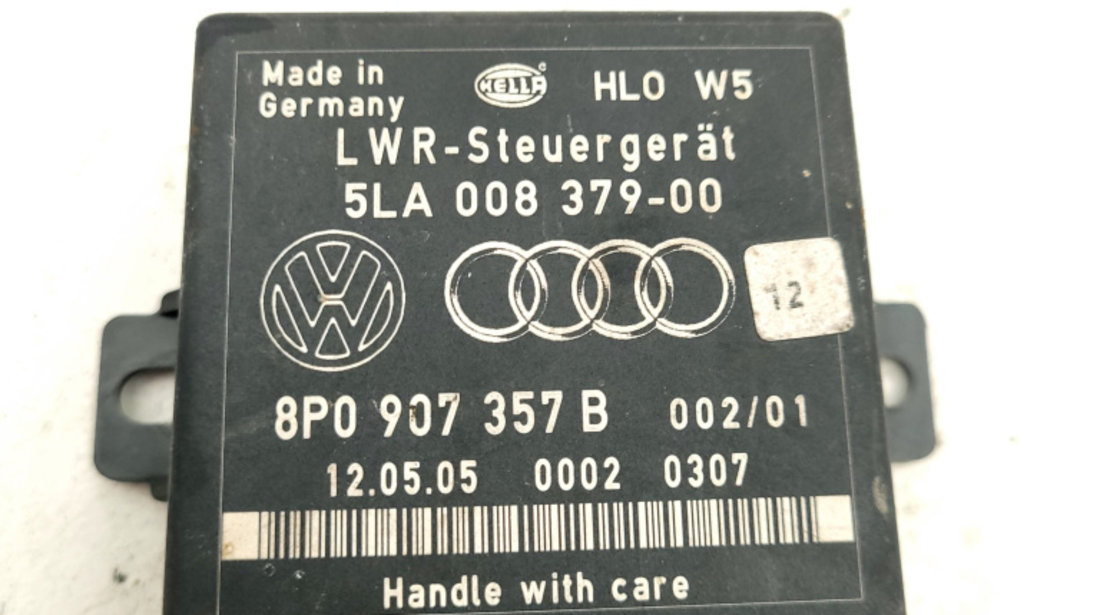 Calculator Control Lumini Audi A4 B7 (8E) 2004 - 2008 5LA00837900, 5LA 008 379 00, 8P0907357B, 8P0 907 357 B, 8P0907357B00201, 8P0 907 357 B 00201, 73680801A4, 736808-01A4