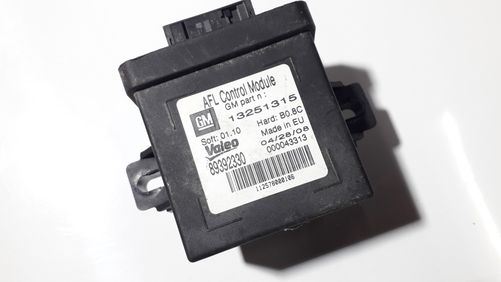 Calculator Control Lumini Opel CORSA D 2006 - 2014 89392330, 13251315