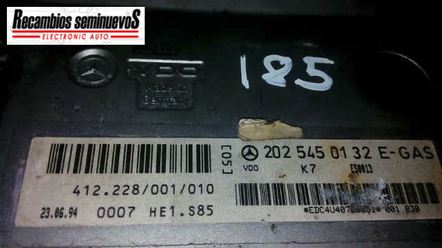 Calculator CONTROL MERCEDES-BENZ W202 2025450132 / 412 228 001 010 / 4122280010102025450132 / 412 228 001 010 / 412228001010