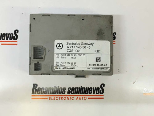 Calculator CONTROL MERCEDES-BENZ W211 A 211 540 56 45 / A2115405645 / A211 540 57 45 / A2115405745 /...