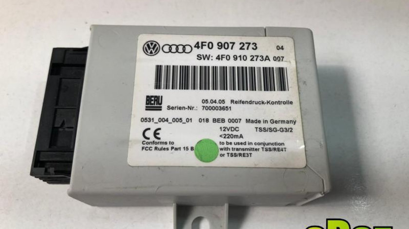 Calculator control presiune roti Audi Q7 (2006-2010) [4L] 4f0907273