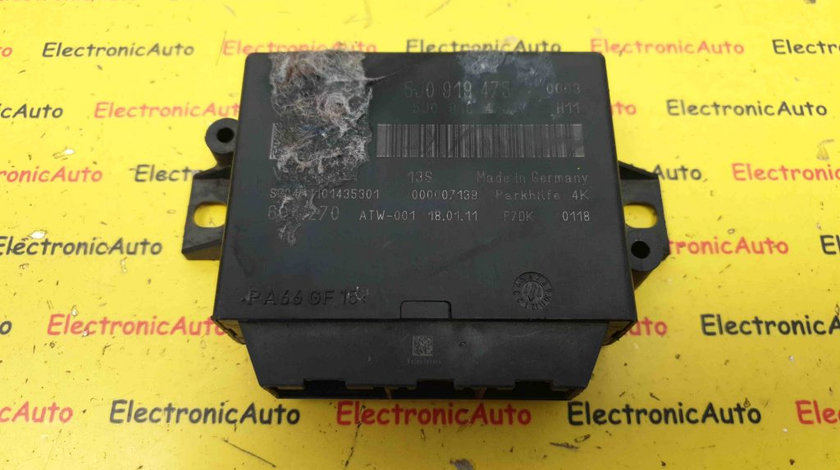 Calculator Control Senzor Parcare Skoda Octavia/Roomster/Fabia II, 5J0919475 A, 604.270,