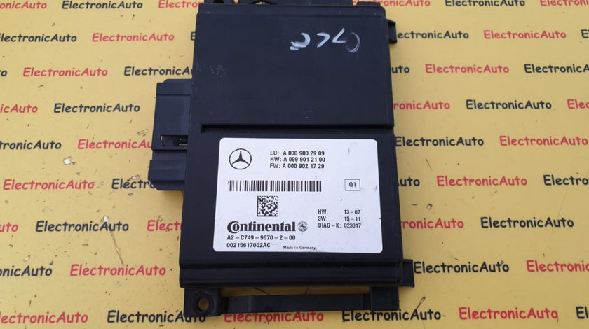 Calculator Control Senzori ​Mercedes GLE-Klasse, A0009002909, A0999012100, A0009021729,