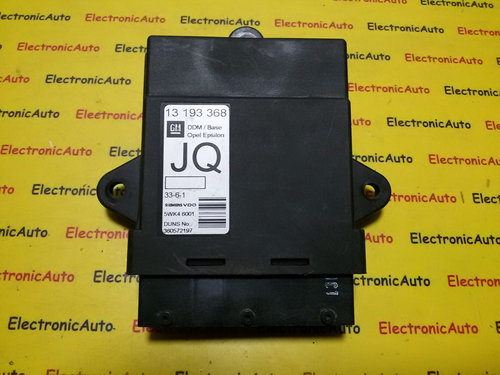 Calculator Control Usa Dreapta Fata Opel Vectra, 13193368 JQ, 5WK46001