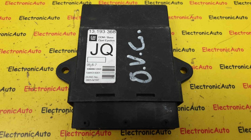 Calculator Control Usa Stanga Fata Opel Vectra C, 13193368-JQ, 5WK46001