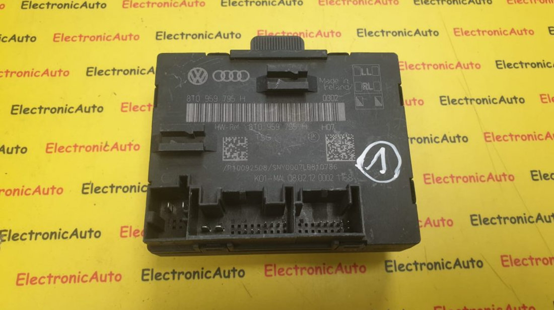 Calculator Control Usa Stanga Spate Audi 8T0959795H, 8T0959795H