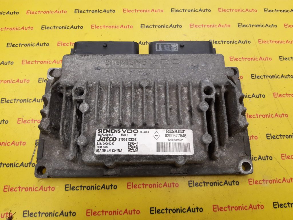 Calculator cutie automat? RENAULT Scenic II 8200677546, 5WP22281AA