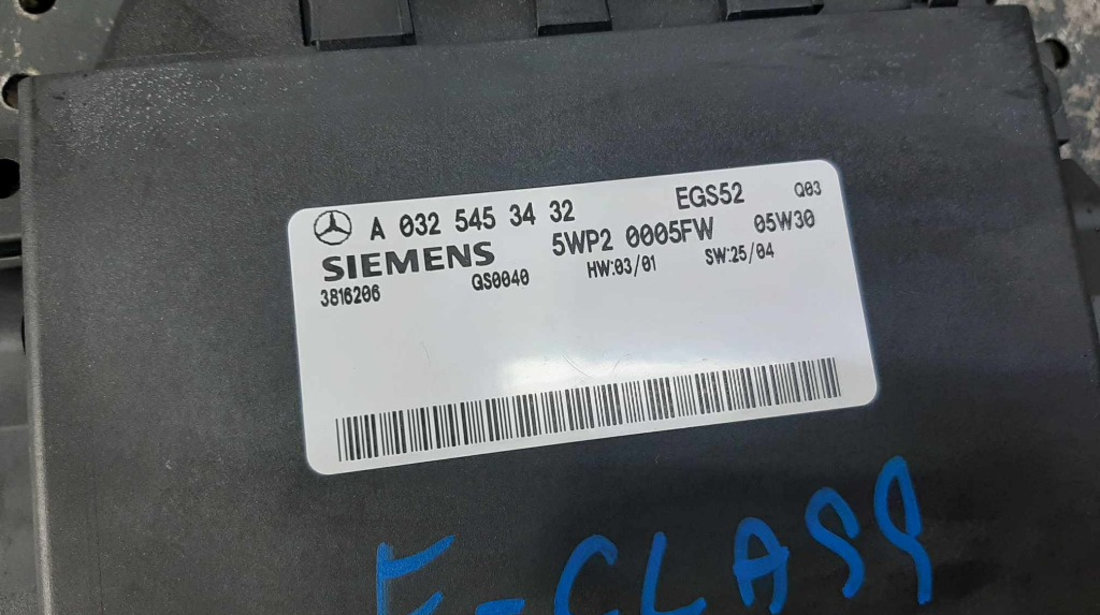 Calculator cutie automata 2.2 cdi mercedes e-class w211 a0325453432