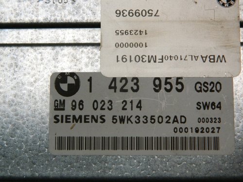 Calculator cutie automata Bmw Seria 5 E39 2.0 D cod: 1423955 / 96023214 model 2000