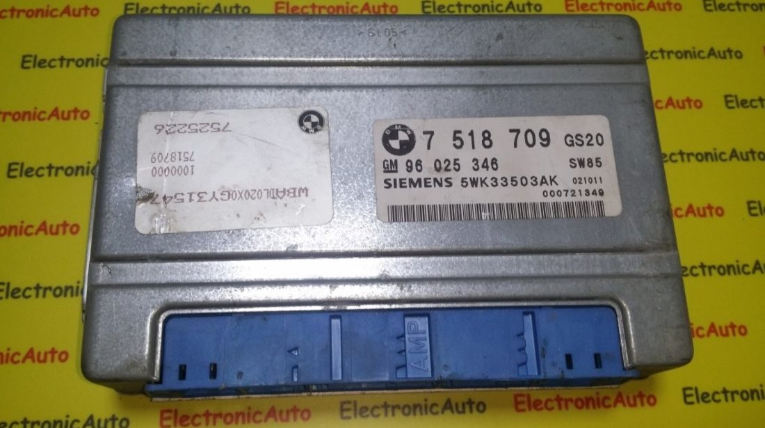 Calculator cutie automata BMW X5 5WK33503AK, 7518709,