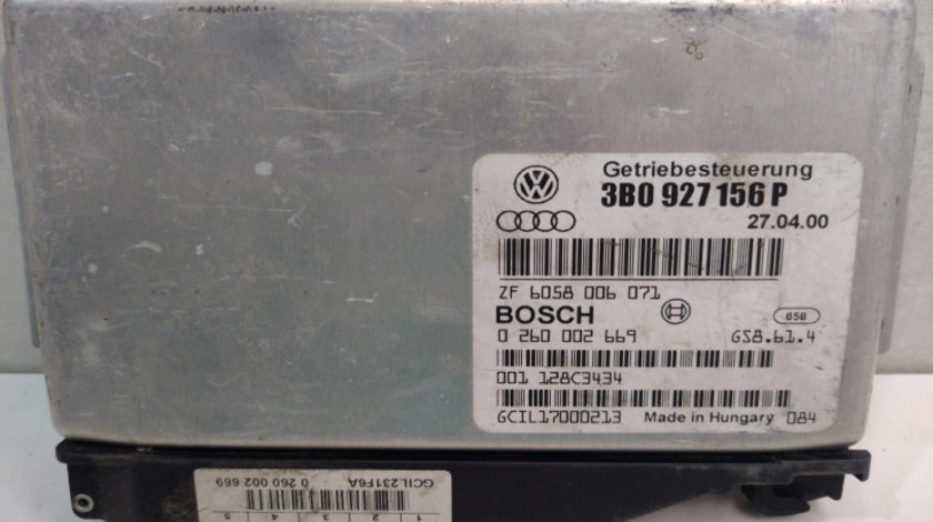 Calculator Cutie Automata, Cod 3B0927156P Bosch Volkswagen VW Passat B5.5 [facelift] [2000 - 2005]