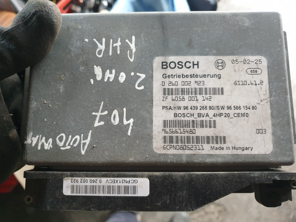 Calculator Cutie Automata Cod 9656615480 Peugeot 407 motor 2.0 hdi 2006