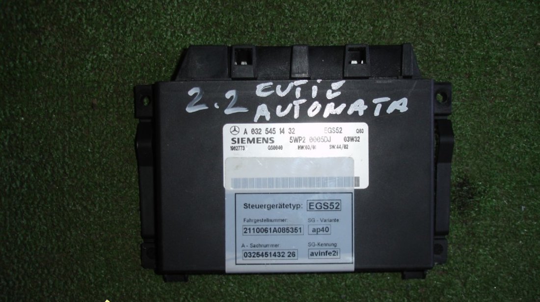 Calculator cutie automata mercedes 2 2 cdi cod A 032 545 14 32 an 2005