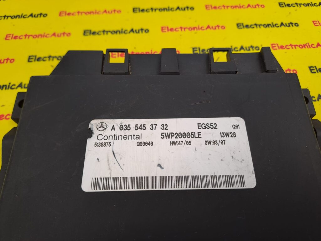 Calculator cutie automata Mercedes A0355453732, 5WP20005LE,