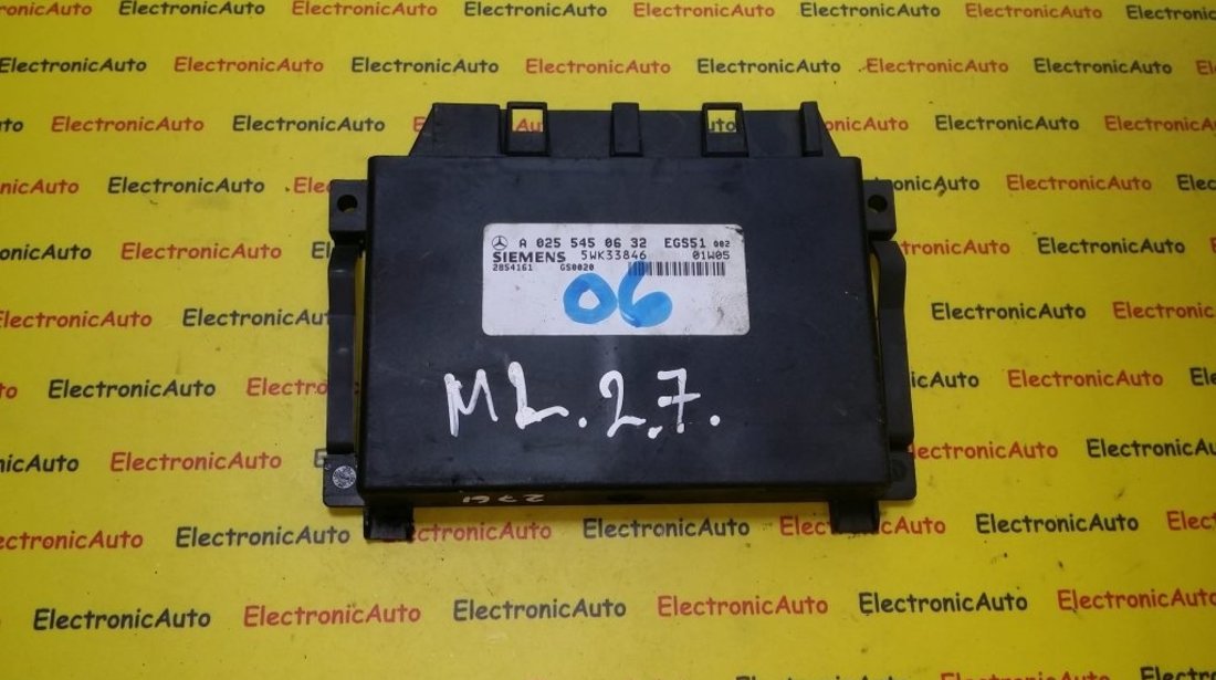 Calculator cutie automata Mercedes ML A0255450632