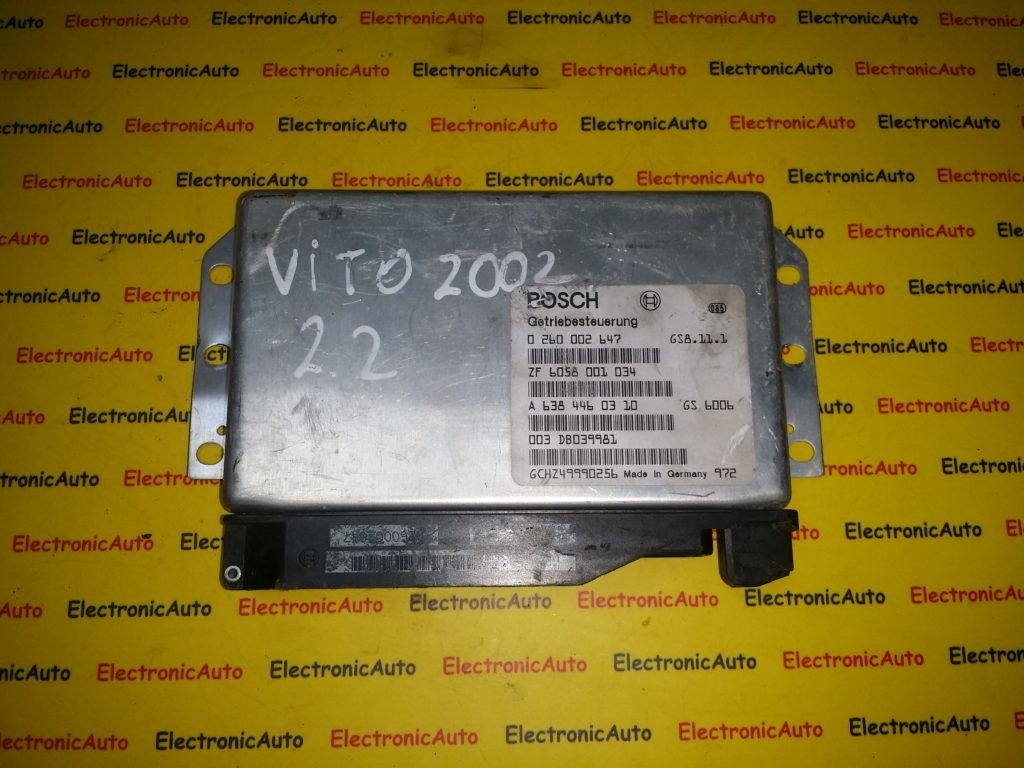 Calculator cutie automata Mercedes Vito 0260002647, A6384460310,
