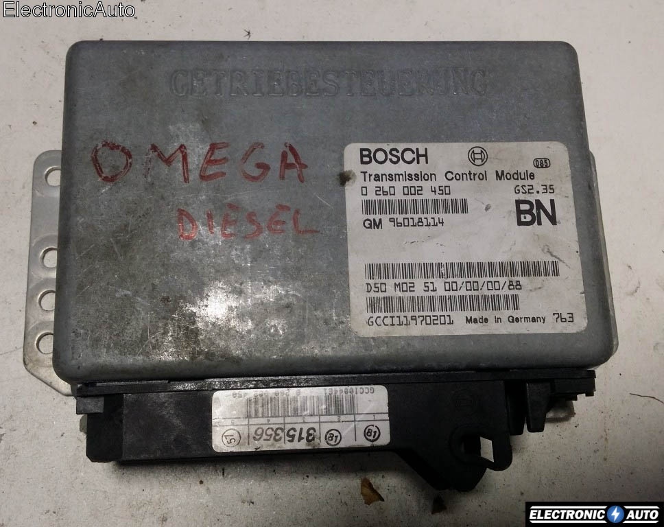Calculator cutie automata Opel Omega 0260002450 96018114