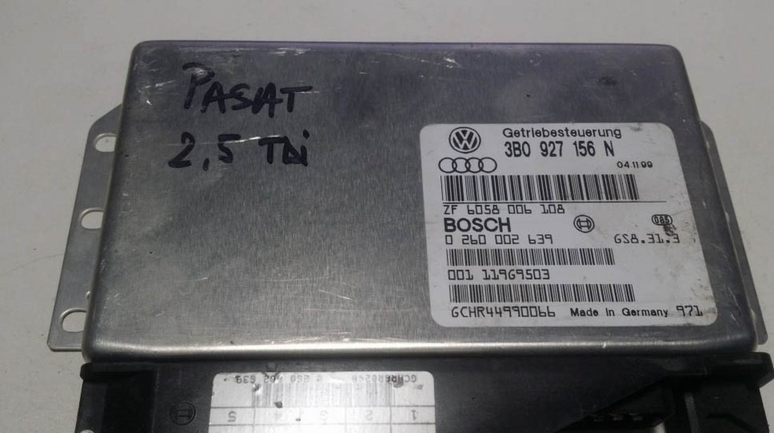 Calculator cutie automata Passat, Audi 0260002639, 3B0927156N