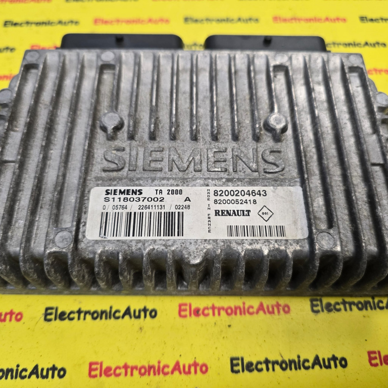 Calculator Cutie Automata Renault Clio, S118037002A, 8200204643,