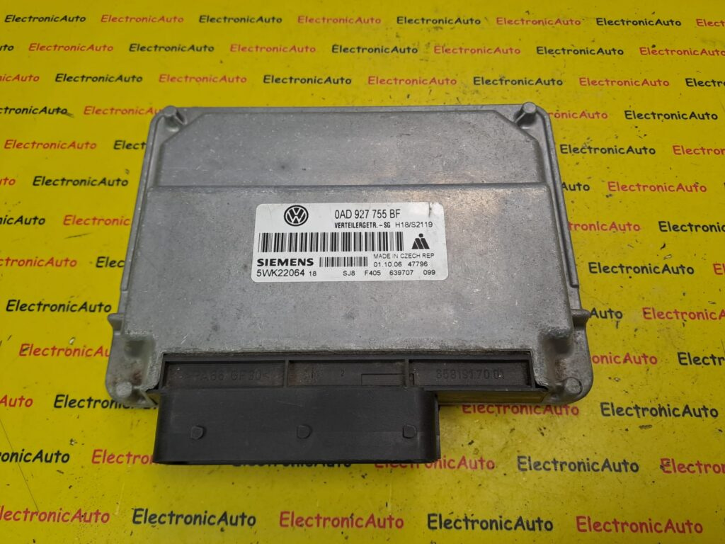 Calculator cutie automata Volkswagen Touareg 0AD927755BF, 5WK22064 18,