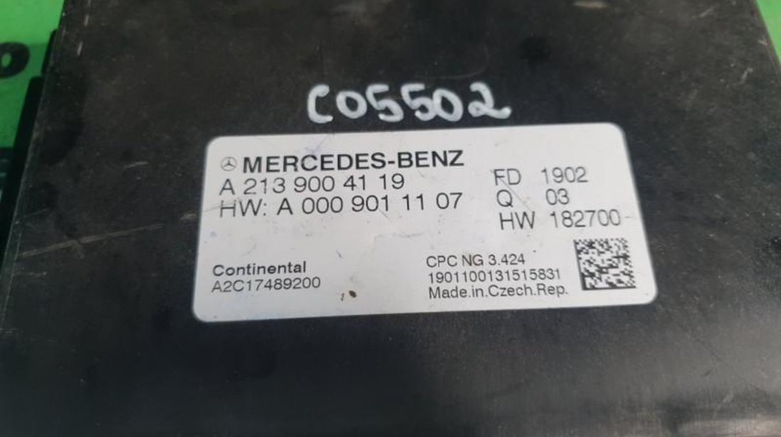 Calculator cutie Mercedes E-Class (2016->) [W213] a2139004119