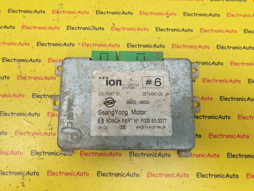Calculator Cutie SsangYong, 36600-06000, F005E00077, 0574-640109