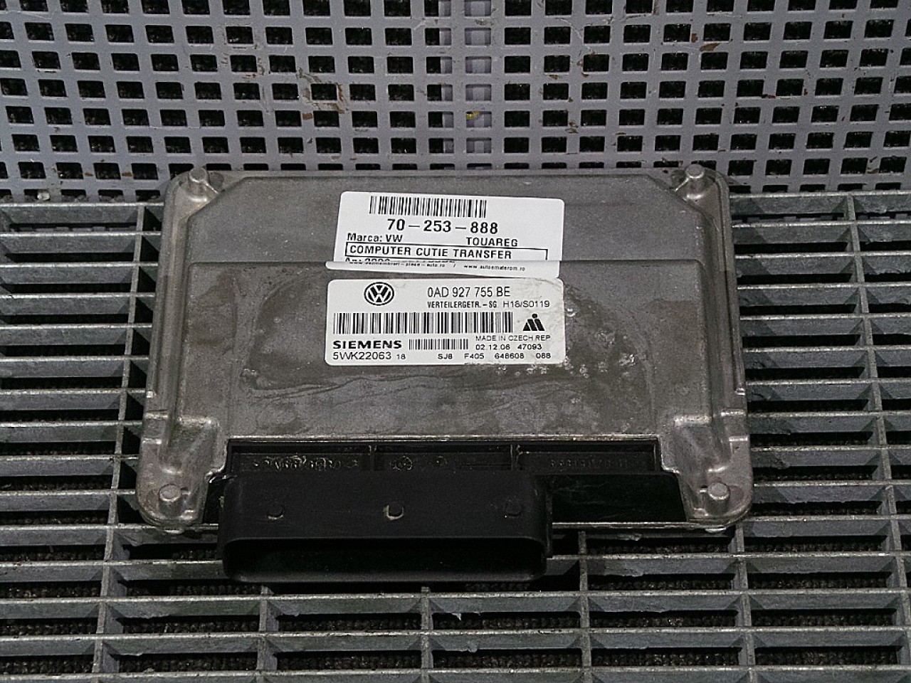 CALCULATOR CUTIE TRANSFER VW TOUAREG TOUAREG 3.0 TDI - (2006 2010)